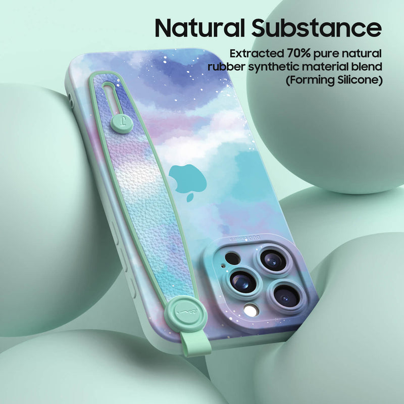 Drifting In The Clouds - iPhone Wrist Strap Case