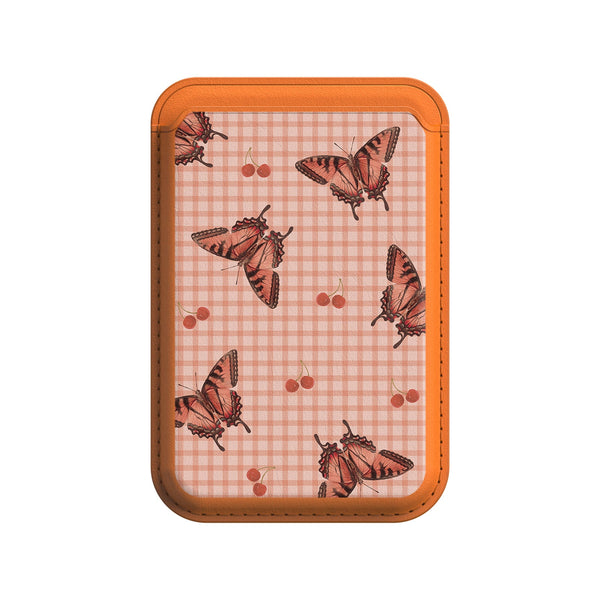 Dancing With Butterflies - iPhone Leather Wallet