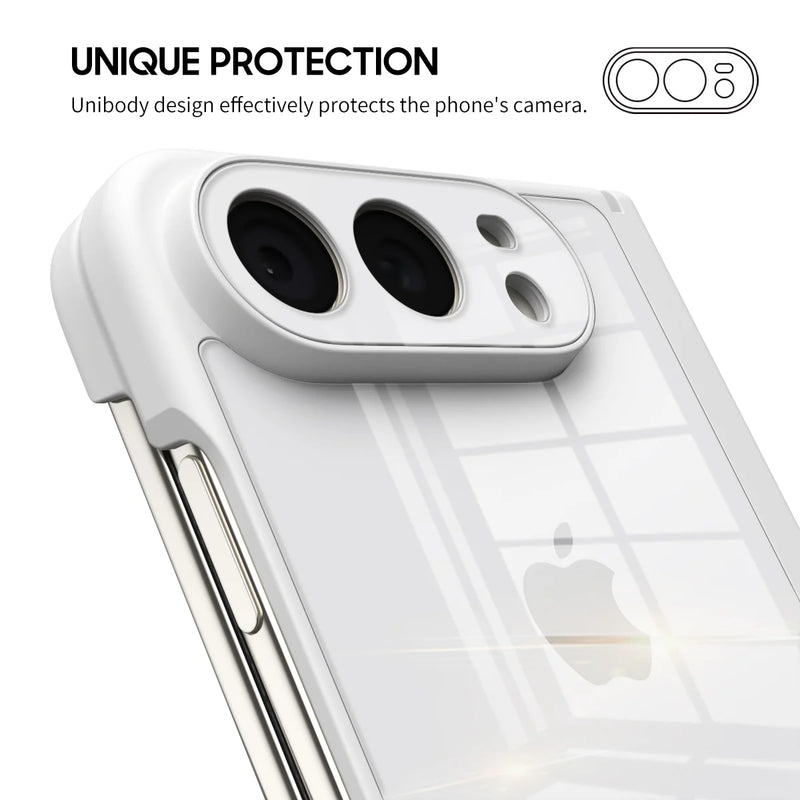 White - iPhone Glass Case