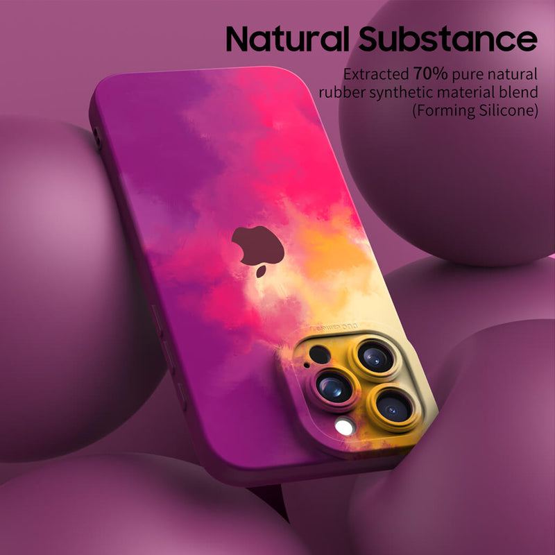 Black Gray - iPhone Silicone Case