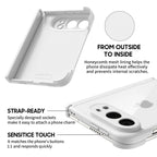 White - iPhone Glass Case