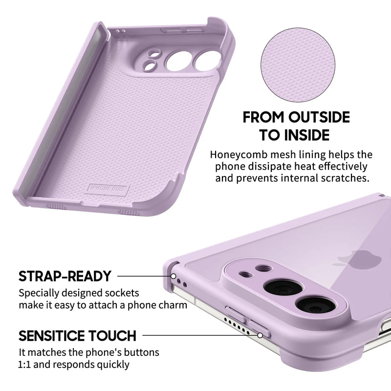 Grass Purple - iPhone Glass Case