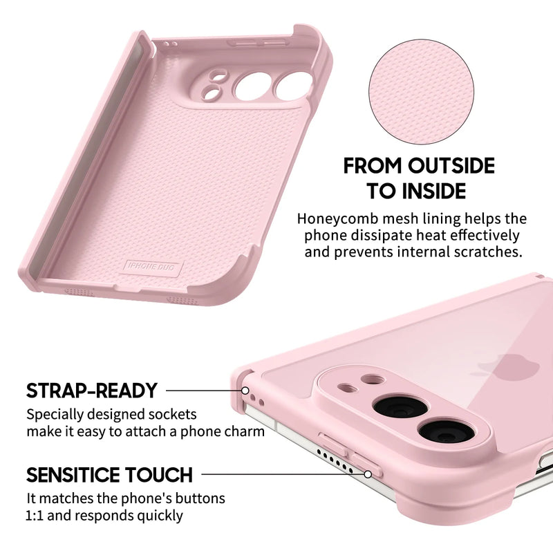 Pink - iPhone Glass Case