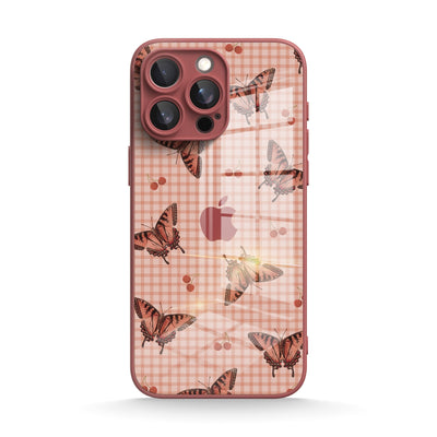 Dancing With Butterflies - iPhone Glass Case