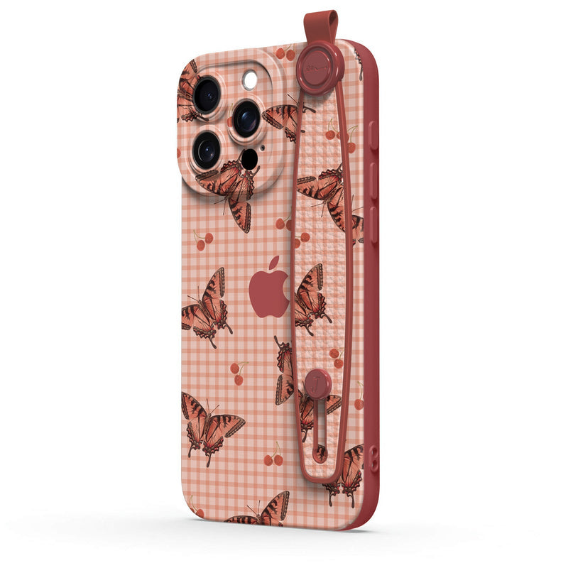 Dancing With Butterflies - iPhone Wrist Strap Case