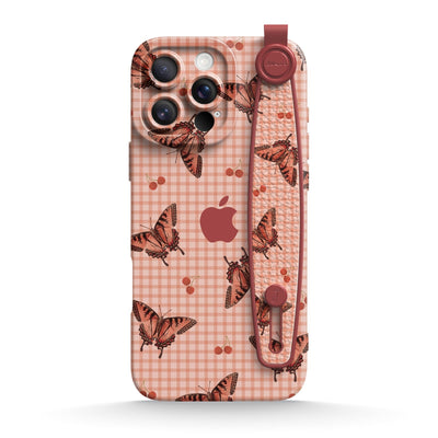 Dancing With Butterflies - iPhone Wrist Strap Case