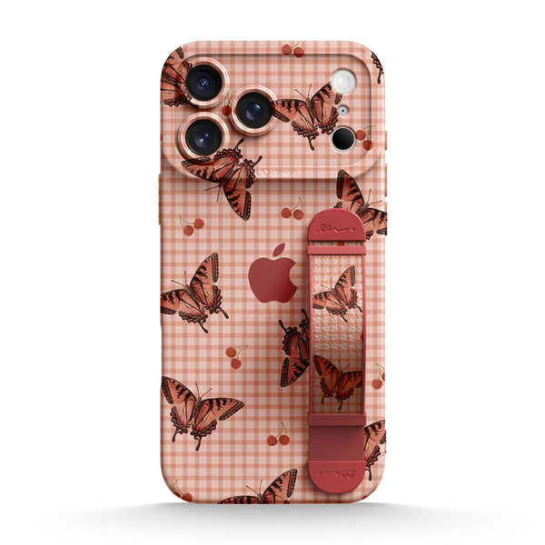 Dancing With Butterflies - iPhone Wrist Strap Case