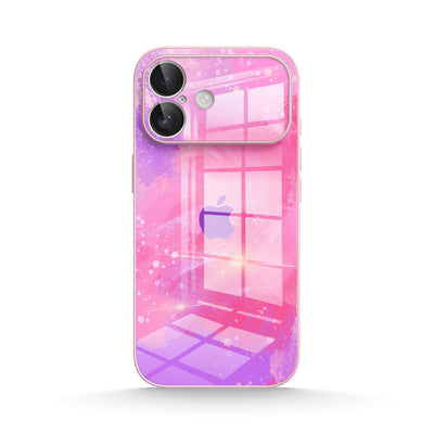 Pink Purple Coral - iPhone Glass Case