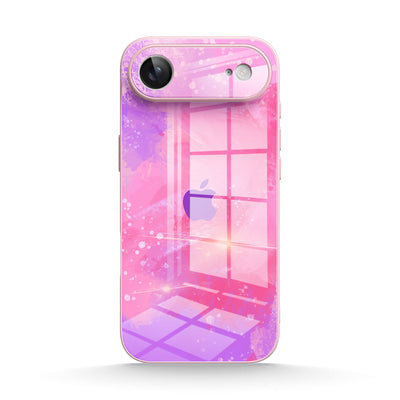 Pink Purple Coral - iPhone Glass Case