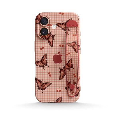 Dancing With Butterflies - iPhone Wrist Strap Case
