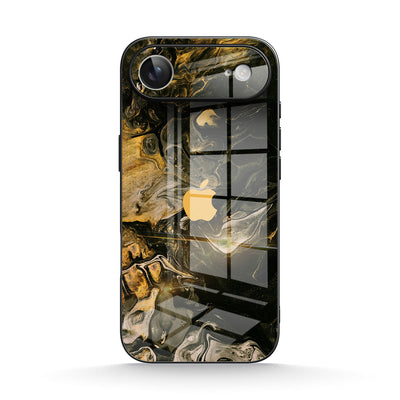 Obsidian Gold - iPhone Glass Case