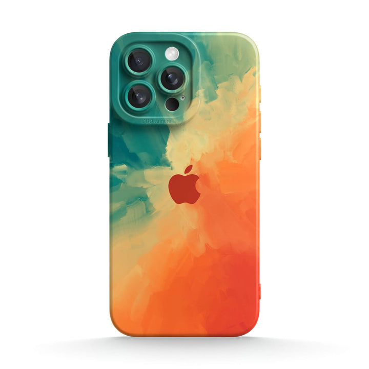 Orange Green - iPhone Case