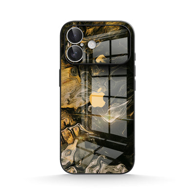 Obsidian Gold - iPhone Glass Case