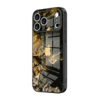 Obsidian Gold - iPhone Glass Case