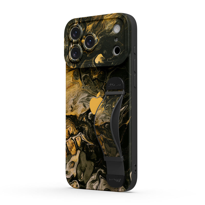 Obsidian Gold - iPhone Wrist Strap Case