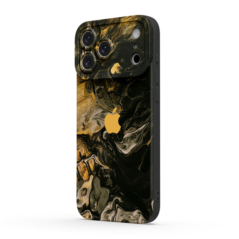 Obsidian Gold - iPhone Silicone Case