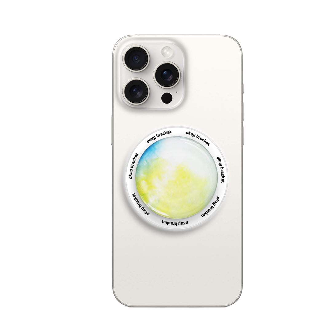 Yellow Blue - AirBag Grip For MagSafe