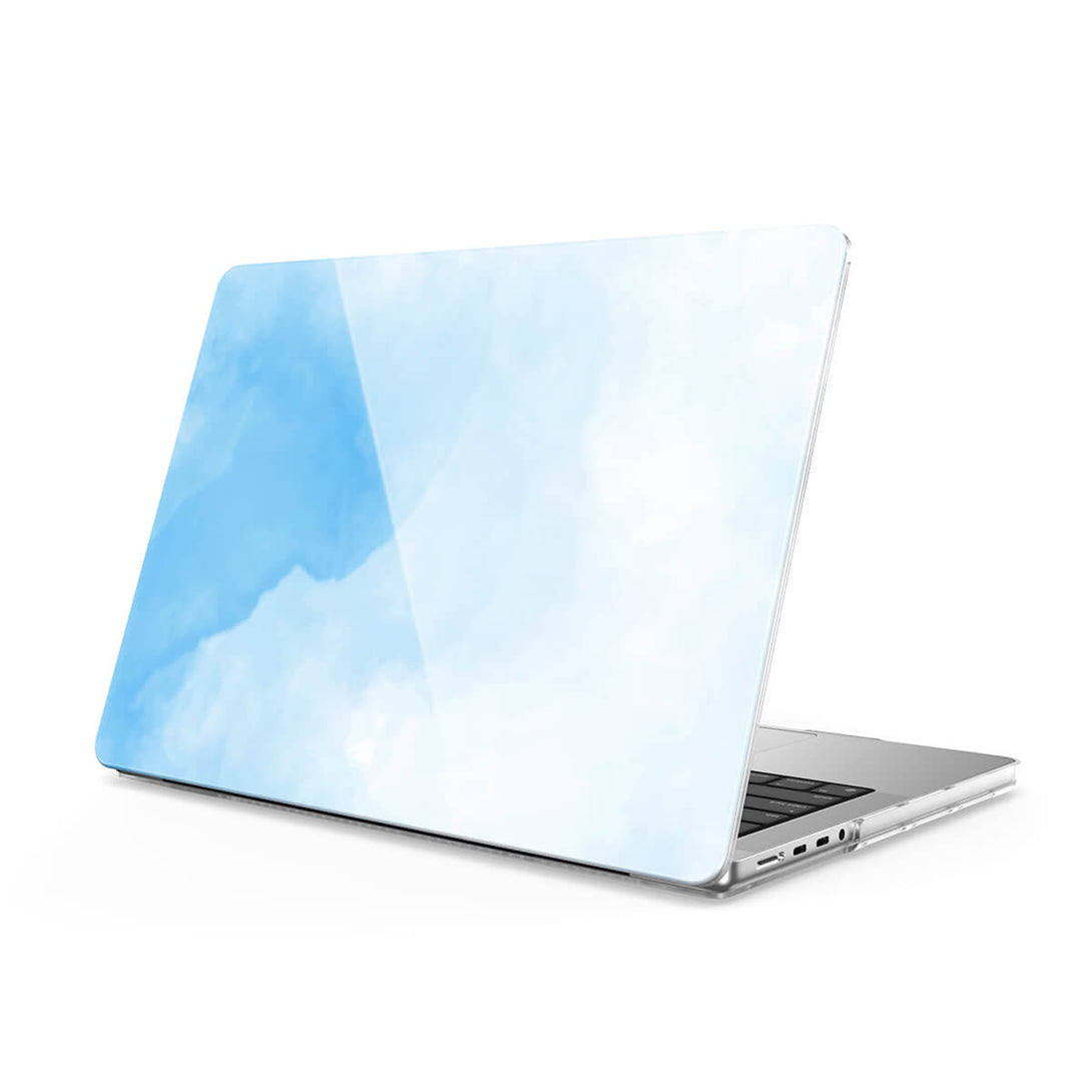 Aquarel Blauw - Macbook Case