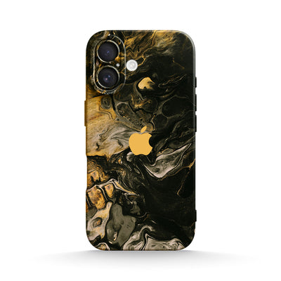 Obsidian Gold - iPhone Silicone Case