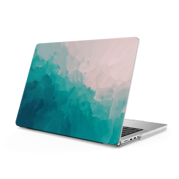 Green White - Macbook Case