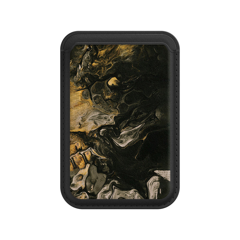 Obsidian Gold - iPhone Leather Wallet