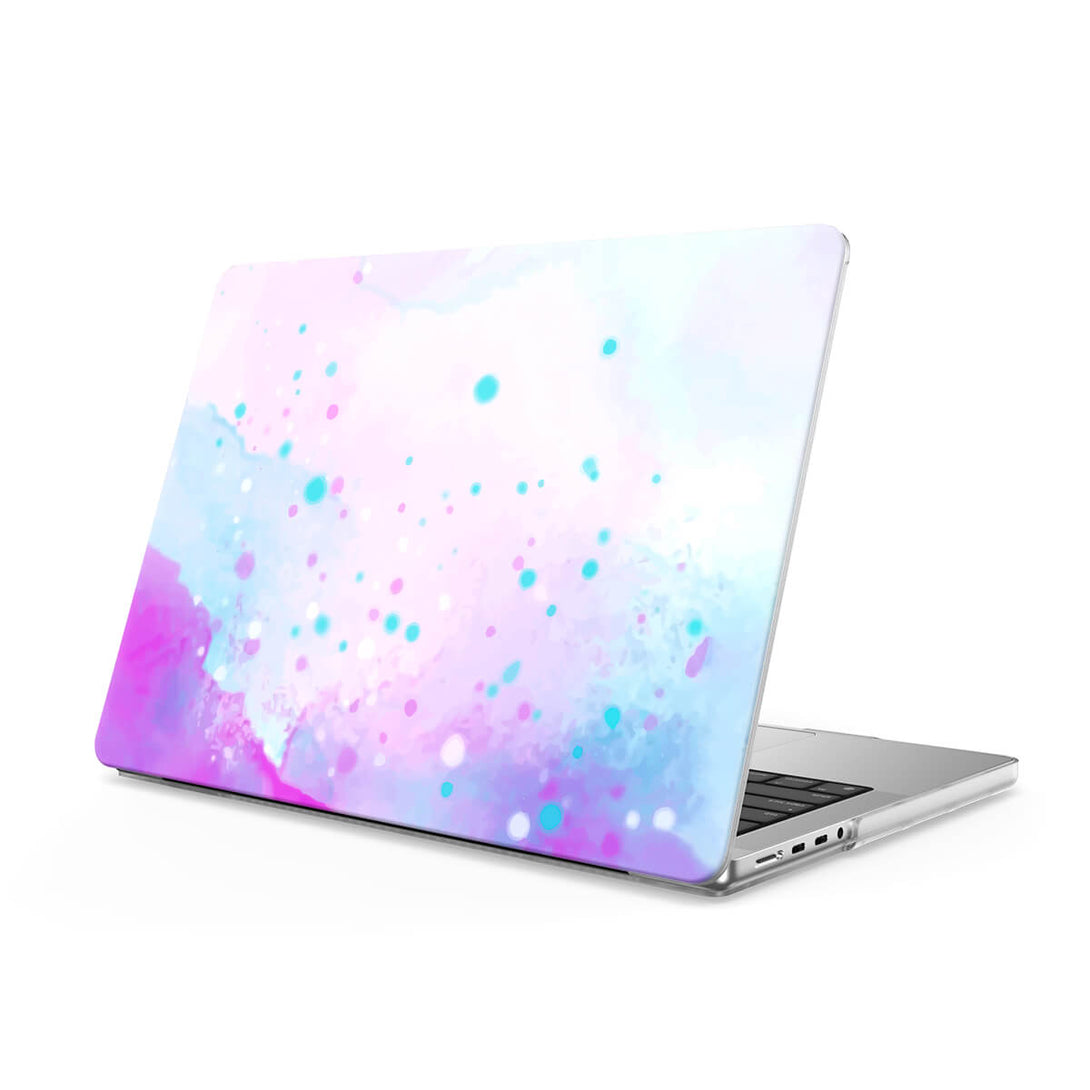 Aquarel Roze Blauw - Macbook Case