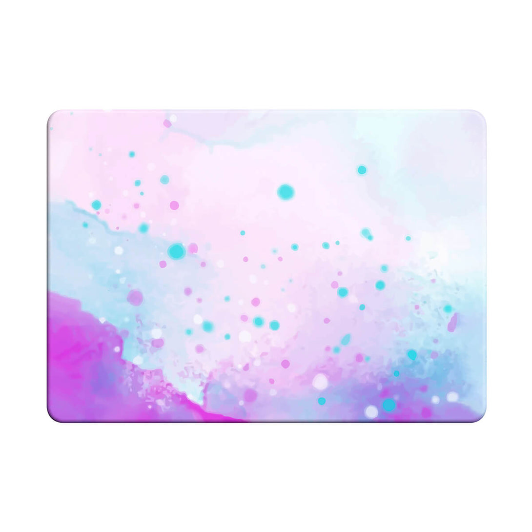 Aquarel Roze Blauw - Macbook Case