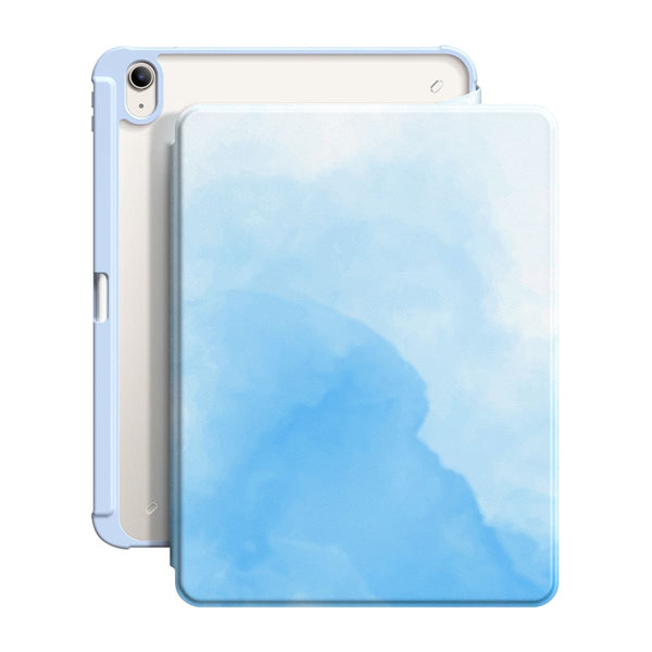 Watercolor Blue - iPad Snap 360° Stand Impact Resistant Case