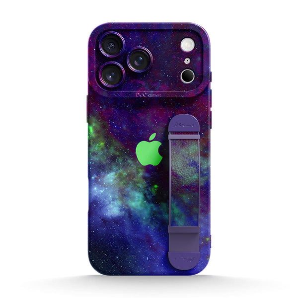 Psychedelic Purple World - iPhone Wrist Strap Case