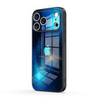 Blue King Star - iPhone Glass Case