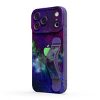 Psychedelic Purple World - iPhone Wrist Strap Case