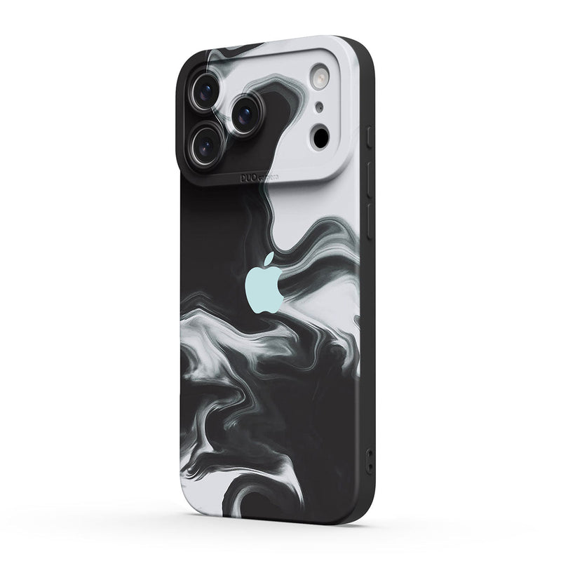 Black White - iPhone Silicone Case