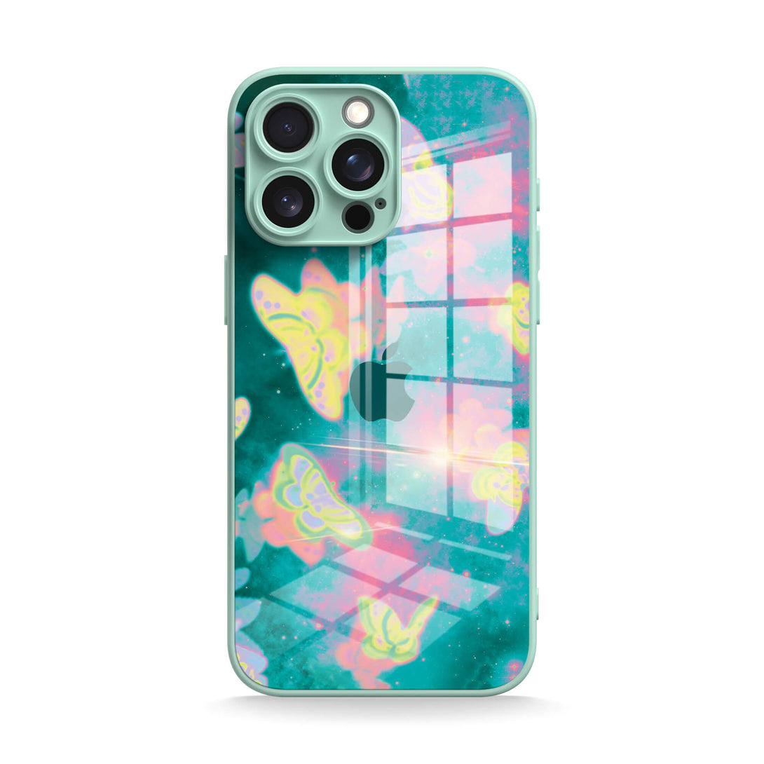 Morpho vlinder - iPhone hoesje