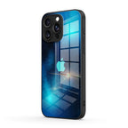 Blue King Star - iPhone Glass Case