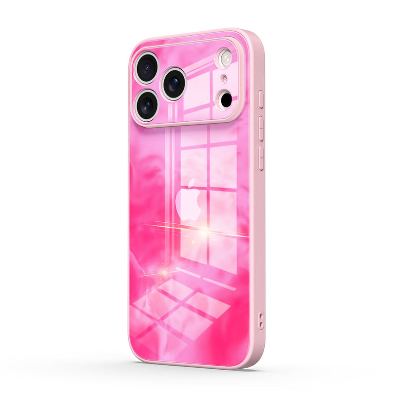 Pink Lava - iPhone Glass Case