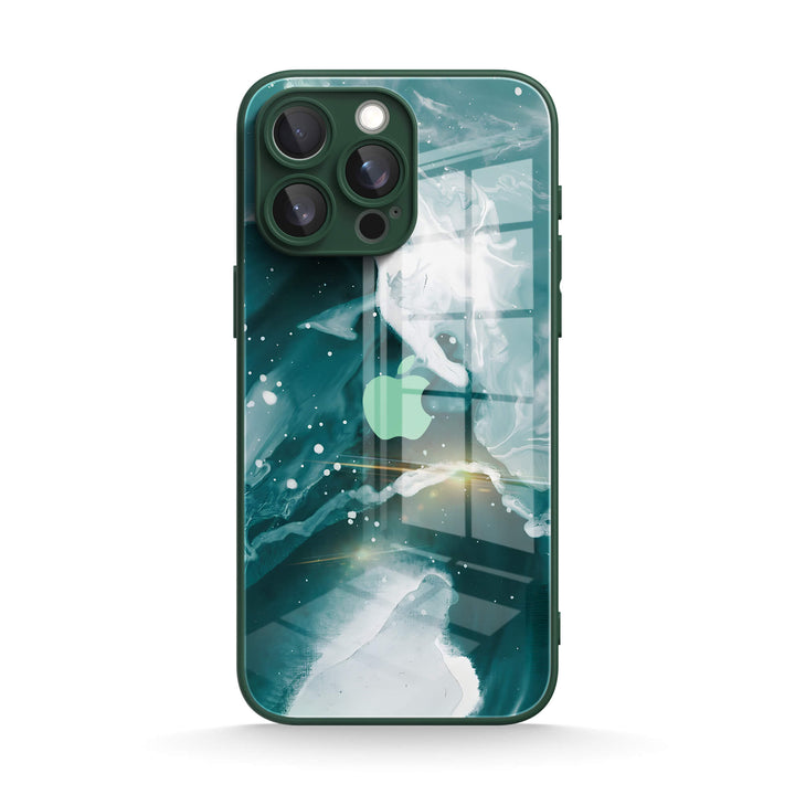 Green Wave Jade - iPhone Case