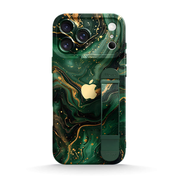 Gilded Green - iPhone Wrist Strap Case