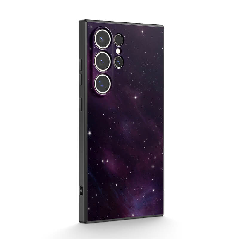 Paars Zwart - Samsung hoesje