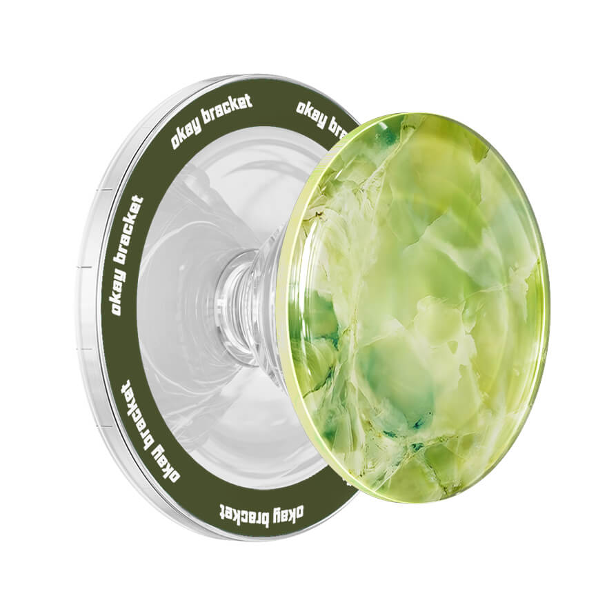 Ice Flower Jade - Agarre de bolsa de aire para MagSafe