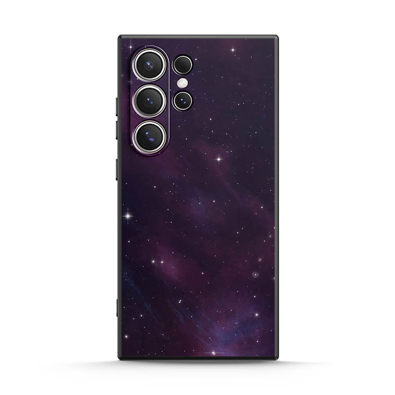 Paars Zwart - Samsung hoesje