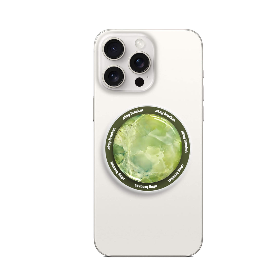 Ice Flower Jade - Agarre de bolsa de aire para MagSafe