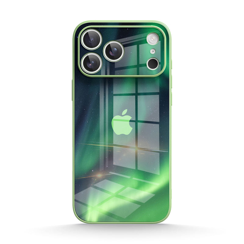 Aurora Green - iPhone Glass Case