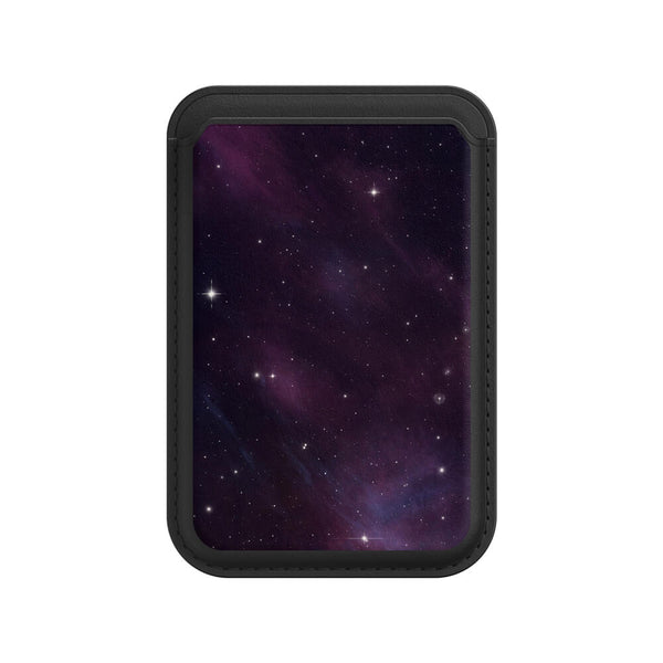 Purple Black - iPhone Leather Wallet