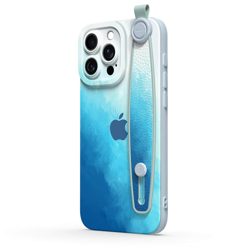 Azure Beach - iPhone Wrist Strap Case