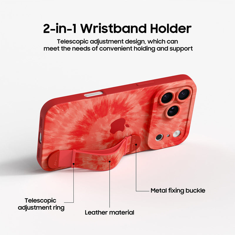 Lilac Ripples - iPhone Wrist Strap Case