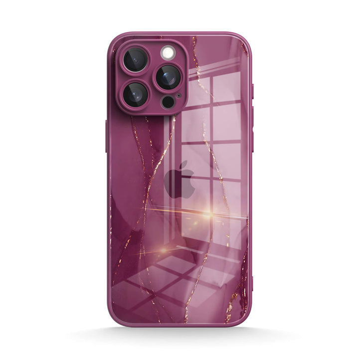 Gilt Plum Red - iPhone Case