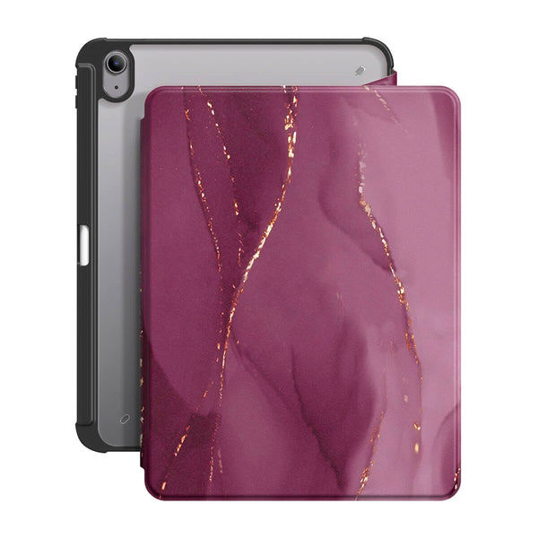 Gilt Plum Red - iPad Snap 360° Stand Impact Resistant Case