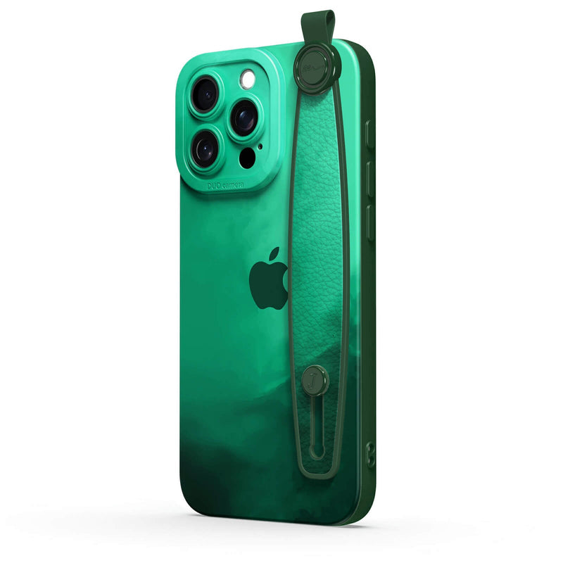 Midnight Green - iPhone Wrist Strap Case