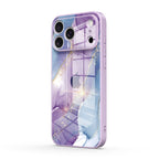 Purple Blue Gilt - iPhone Glass Case