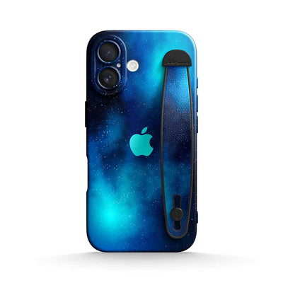 Blue King Star - iPhone Wrist Strap Case
